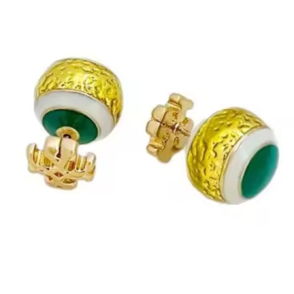 Tory Burch Jewelry - Tory Burch bauble backed double stud earrings
